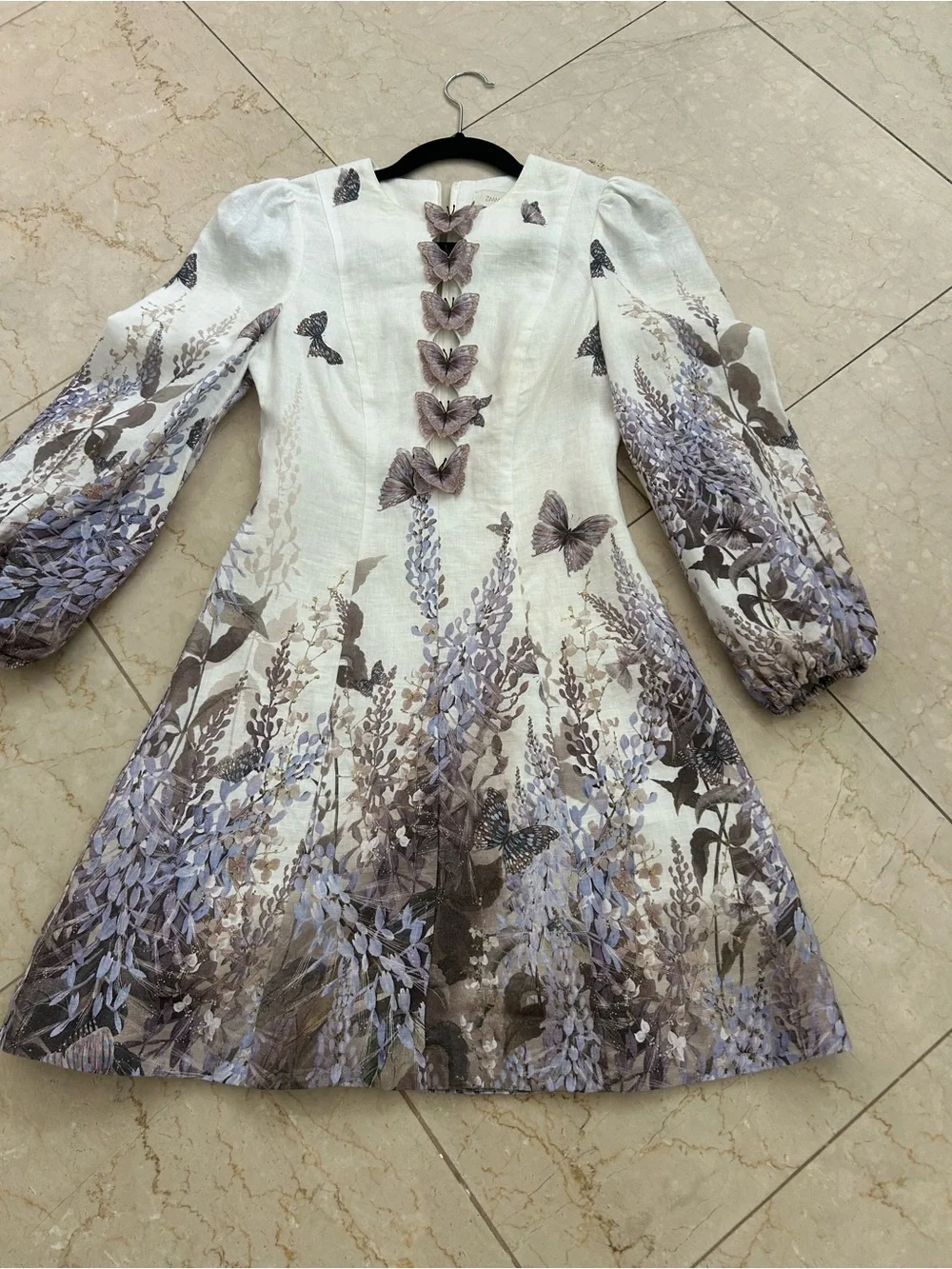 Zimmermann Cream Lightweight Linen Tunic - Picture 7 of 11